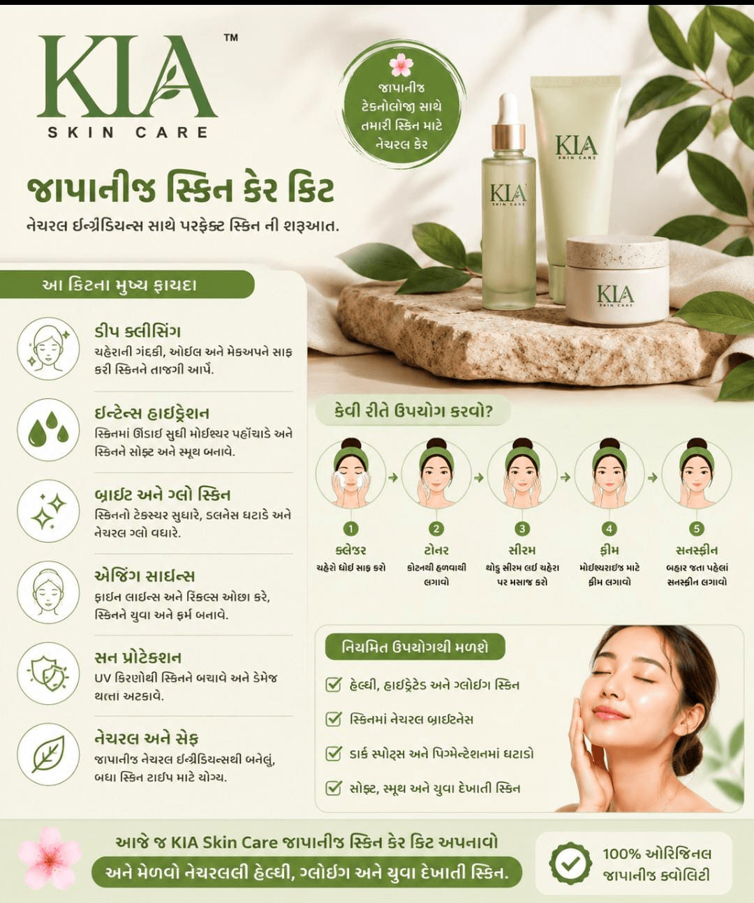 Japanese Skin Care Kit poster